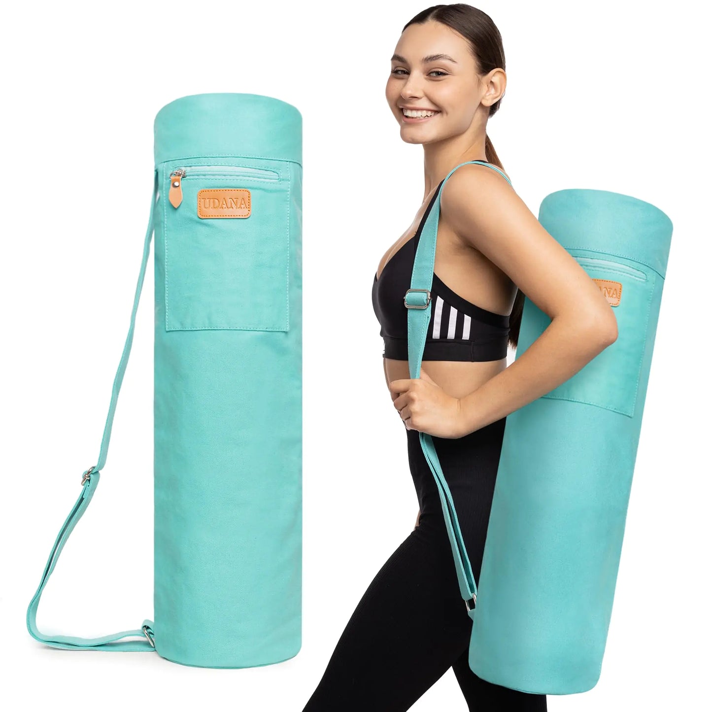 Turquoise Yoga Mat Bag | Large Yoga Mat Bags for Women & Men