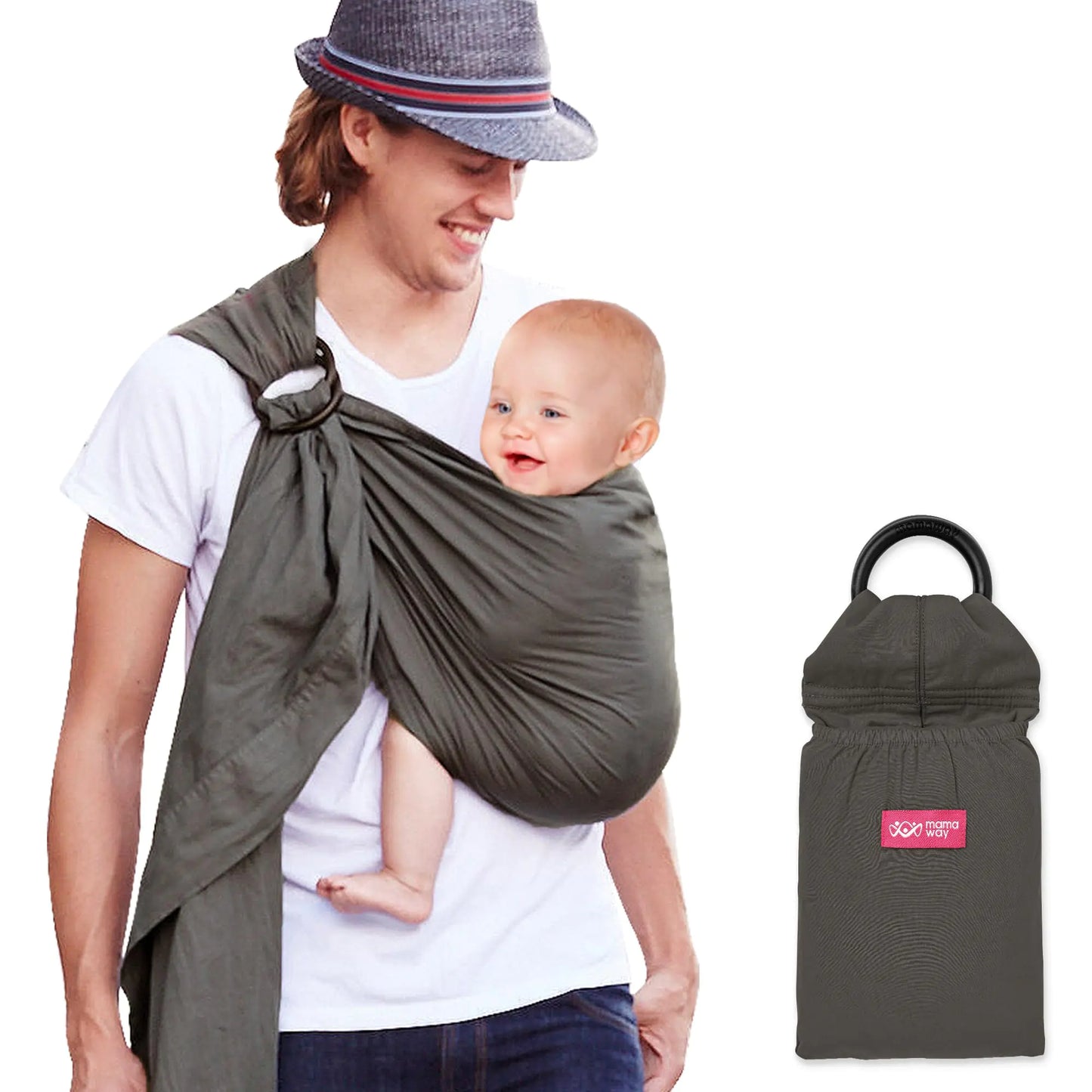 Baby Ring Sling Carrier for Babies - Newborn and Toddler Sling