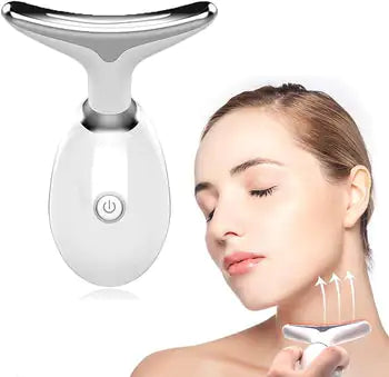 Beauty Facial Massager, 7 Color Wavy Acne Beauty Microcurrent Facial Device