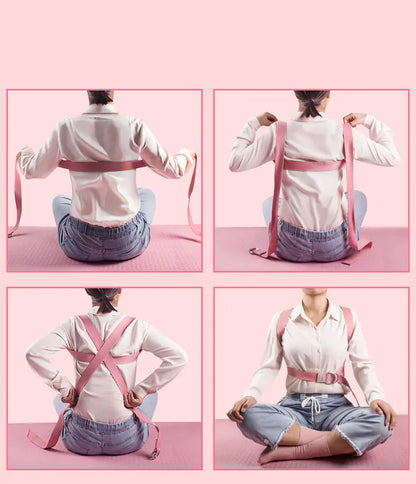 Yoga Stretch Strap for Back Support and Aerial Yoga