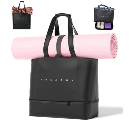 Large Yoga Mat Bag for Women - Waterproof Yoga Mat Bag Carrier