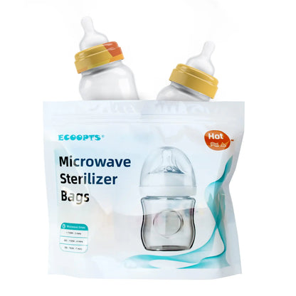 ECOOPTS 12 Count Microwave Steam Sterilizer Bags