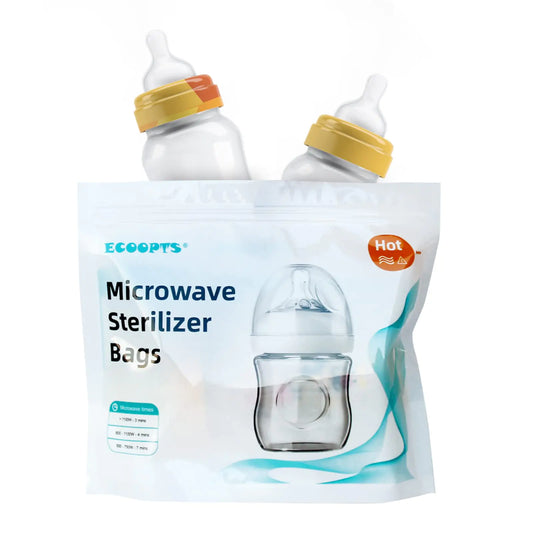 ECOOPTS 12 Count Microwave Steam Sterilizer Bags