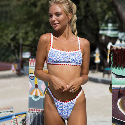 2026 Floral Lace Bikini Set for Women