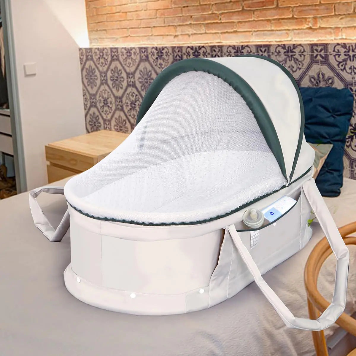 Kiss My Heart Baby Travel Bassinet Portable Bassinet for Baby